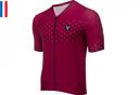 Maillot Manches Courtes LeBram Luz Ardiden Bordeaux Coupe Ajustée
