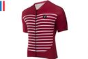 Maglia manica corta Ventoux LeBram Bordeaux vestibilità slim