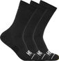 Hoka Crew Run Socks (3 pairs) Black