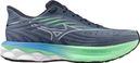 Chaussures Running Mizuno Wave Skyrise 6 Bleu/Vert Homme