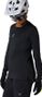 Maglia a maniche lunghe Fox Flexair nera da donna