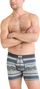 Boxer Saxx Ultra Super Soft Fly Beach Shack Stripe Bleu Homme