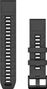 Bracelet de Montre Garmin QuickFit 22 mm Silicone Gris Graphite Noir