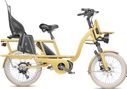 Vélo Cargo GAYA  L'Incroyable Le Court  Moka  pack bébé