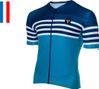 LeBram Tourmalet Short Sleeved Jersey Navy Turquoise