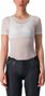 Maillot Castelli Pro Mesh de manga corta para mujer Blanco