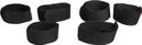 Miss Grape Klett-Internodiengurte (6 Stück) für Miss Grape Internode Frame Bags Schwarz