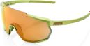 Lunettes 100% Racetrap Vert Métallique / Miroir Bronze