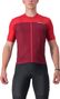 Maillot Manches Courtes Castelli Unlimited Entrata Rouge/Bordeaux