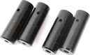 BMX PEGS 2 PAIRES NOIR ACIER 10MM KHEBIKES