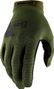 100% Ridecamp Fatigue Long Gloves / Green