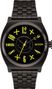 Uhr Nixon Nirvana Time Teller Black Nirvana Smiley Face