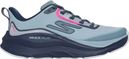 Skechers Waterproof Max Cushioning Max Run Vorteza Running Shoes, Gray, Women's