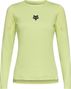Fox Flexair damesfietsshirt met lange mouwen, groen