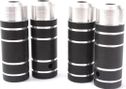 BMX PEGS COP 2 PAIRES NOIR ALU 10MM KHEBIKES