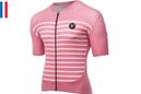 Maillot Manches Courtes LeBram Ventoux Saumon Coupe Ajustée