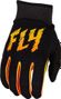 Fly f-16 Kinderhandschoenen Zwart/Geel/Oranje