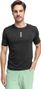 T-shirt cyclisme gravel homme Locust Noir