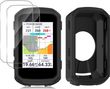 Pack protection Garmin Edge 850 / 550 – Etui silicone + 2 verres trempés 9H
