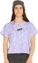 T-Shirt Crop Top DHaRCO Violet Femme