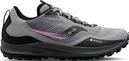 Chaussures Trail Saucony Peregrine 12 GTX Gris Rose Femme