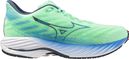 Chaussures Running Mizuno Wave Rider 28 Vert/Bleu Homme