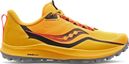 Scarpe da trail running Saucony Peregrine 12 giallo rosso donna