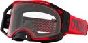 Masque Oakley Airbrake MX Moto Rouge / Clear / Ref: OO7046-E1
