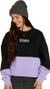 Sudadera DHaRCO Crew Eclipse negra/morada para mujer