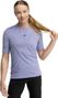 T-shirt cyclisme gravel femme Aria Pourpre