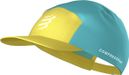 Casquette Compressport 5 Panel Jaune/Bleu