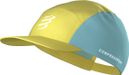 Cappellino Compressport a 5 pannelli giallo/blu