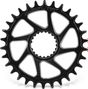 MTB-Kettenblatt Garbaruk Rund Direct Mount für Shimano Kurbelgarnitur 3mm Offset Schwarz