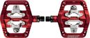 OneUp Clip Pedals Red