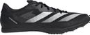 adidas Performance Distancestar Black White Unisex Track &amp; Field Shoes