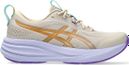 Asics Gel-Pulse 17 TR Women's Running Shoes, Beige/Purple