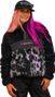 DHaRCO Sherpa 1/2-Zip Isa Signature Purple Leopard Women's Fleece