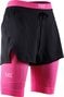 X-Bionic Effektor 2-in-1 Shorts Schwarz/Neonpink Women