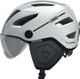 Casque Abus Pedelec 2.0 ACE pearl Blanc avec Visière