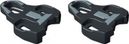 cales pedales automatique compatible look keo angle 0° noir / gris