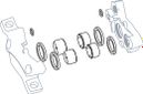 Sram Dichtingen en zuigerset voor remklauw Code 2011 - 2017