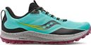 Saucony Peregrine 12 Trail Running Shoes Green Purple Women