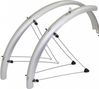 GARDE BOUE VTT TRINGLES 26  STRONGLIGHT COUNTRY 60mm ARGENT (PAIRE) AVEC FIXATION CLASSIC TRINGLES INOX