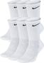 Nike Everyday Cushioned Socks (x6) White Unisex