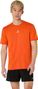 Asics Road Seamless Lauf-T-Shirt für Herren, orange