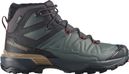 Salomon X Ultra Snowpilot Waterproof Men's Hiking Shoes, Green/Black