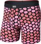 Boxer Saxx Vibe Xtra Soft Comfort rosa/nero da uomo
