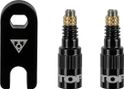 Pair of Topeak Turboflow Valve Adapters, Black