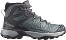 Salomon X Ultra Snowpilot Waterproof Hiking Shoes, Green/Gray, Women's