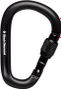 Black Diamond Pearlock Screwgate Carabiner Black